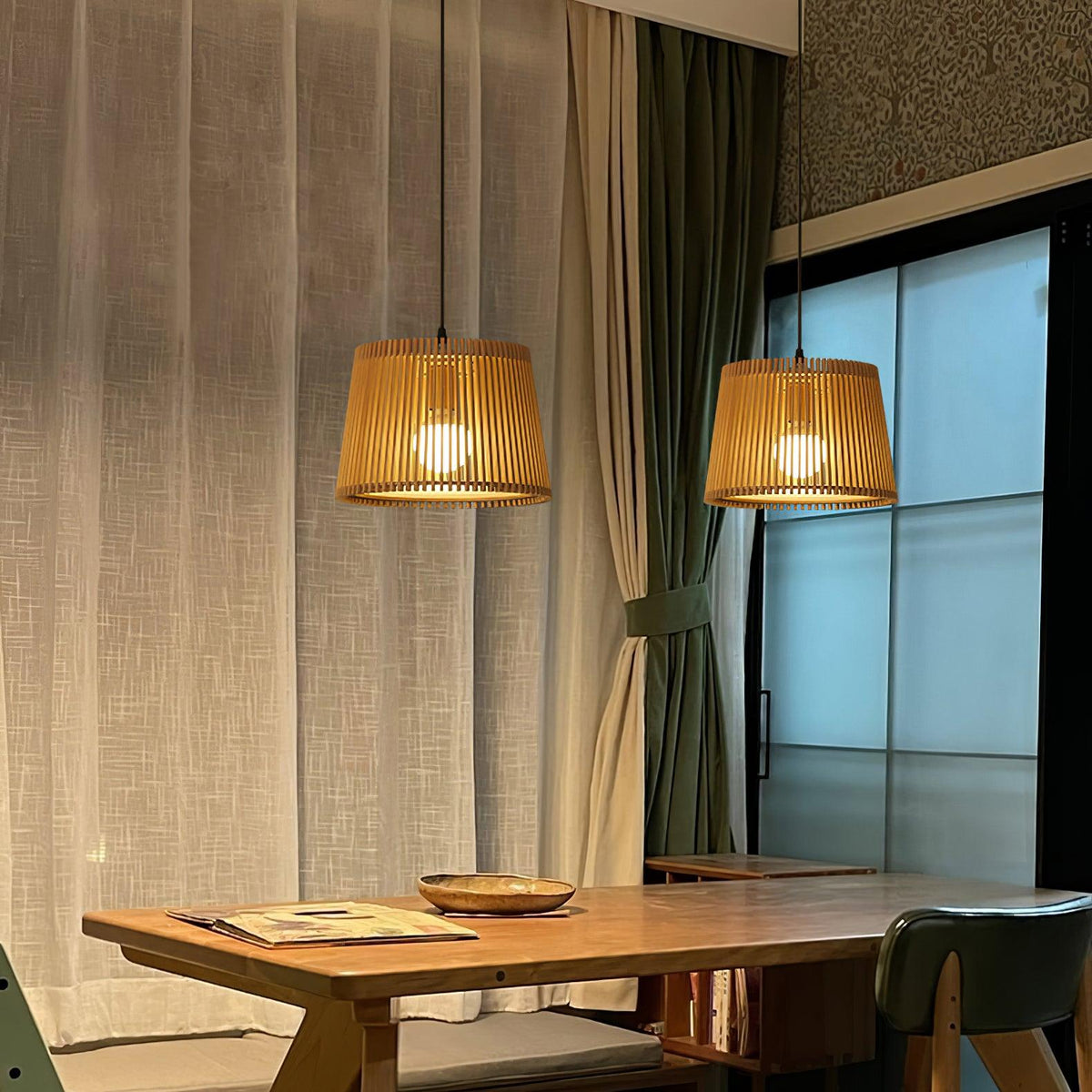 Clou Houten Retro hanglamp
