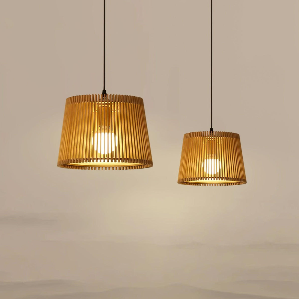 Clou Houten Retro hanglamp