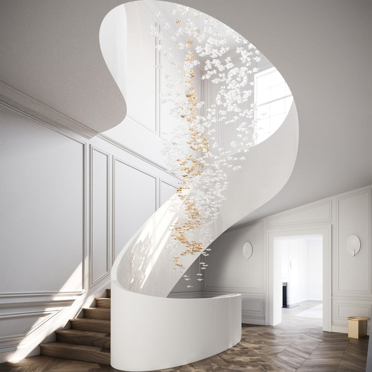 Velaise luxe Tidal Art glas hanglamp