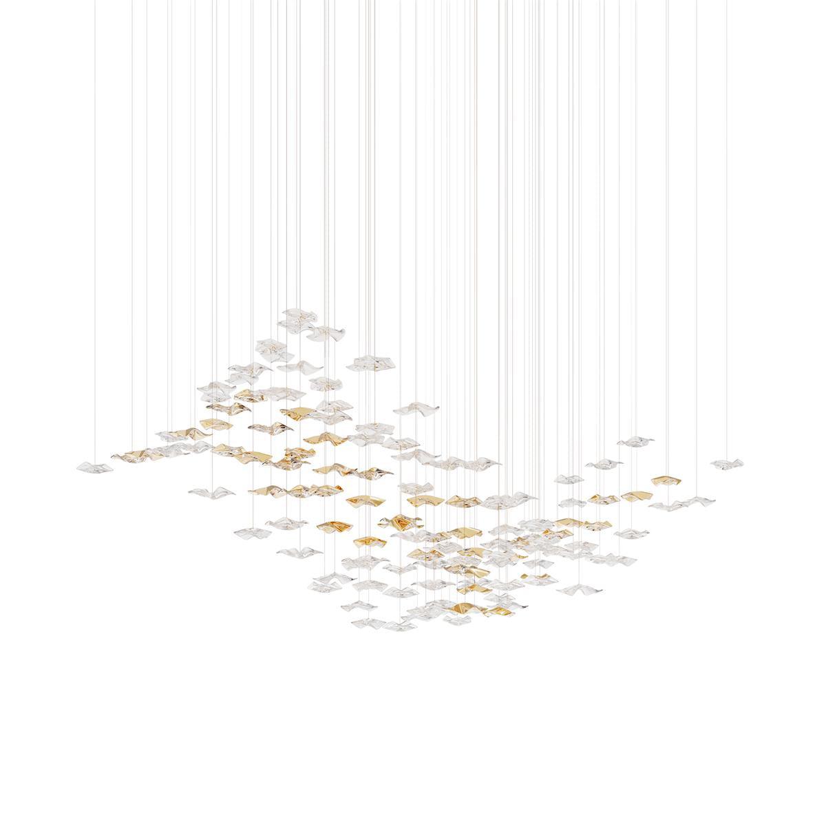 Velaise luxe Tidal Art glas hanglamp