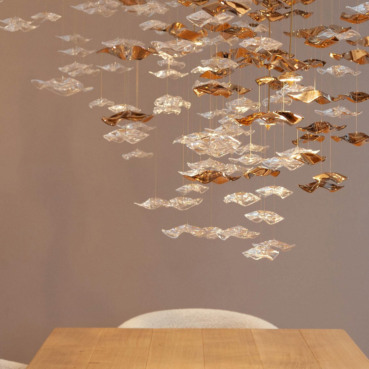 Velaise luxe Tidal Art glas hanglamp