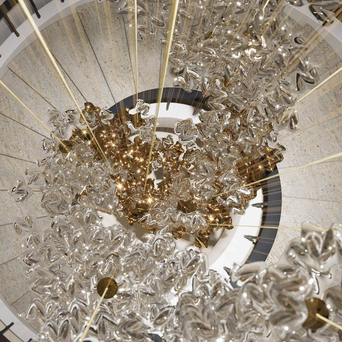 Velaise luxe Tidal Art glas hanglamp