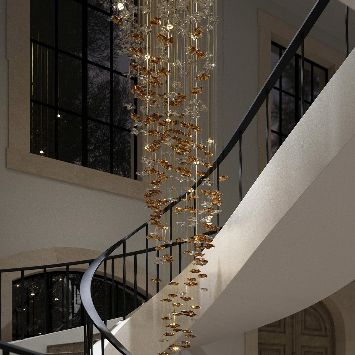 Velaise luxe Tidal Art glas hanglamp