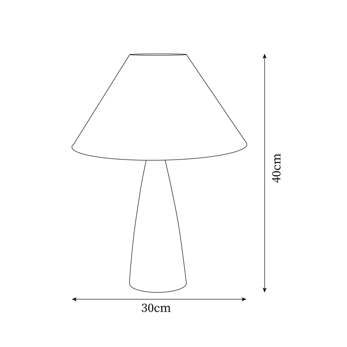 Taper tafellamp