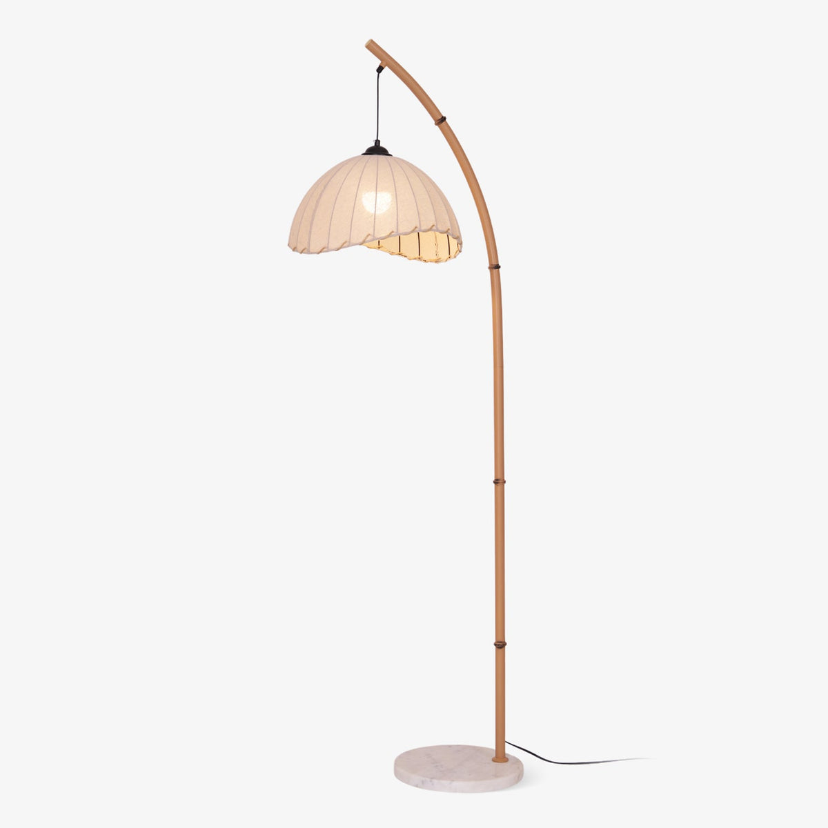 Liveno Minimalistische vloerlamp van marmer