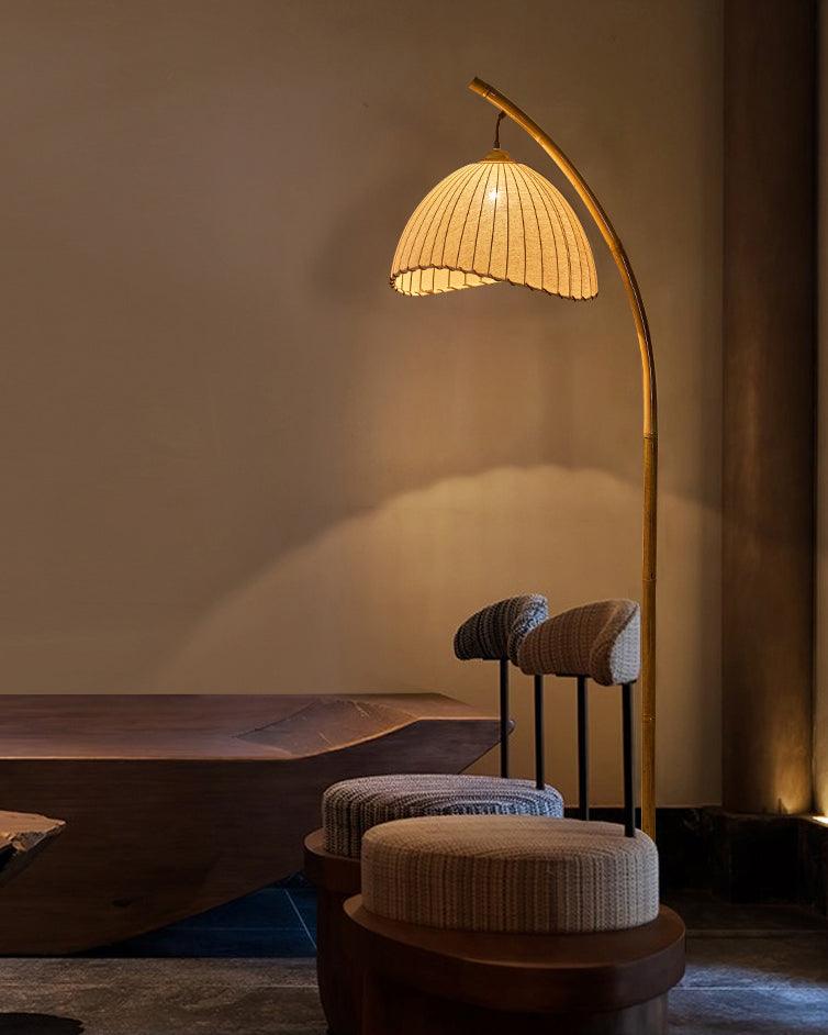Liveno Minimalistische vloerlamp van marmer
