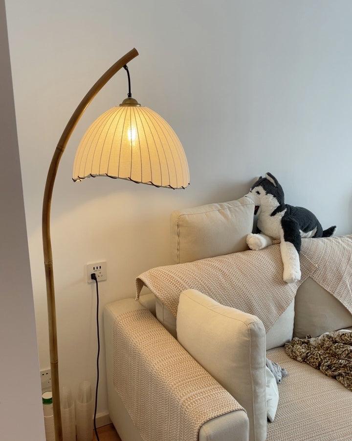 Liveno Minimalistische vloerlamp van marmer