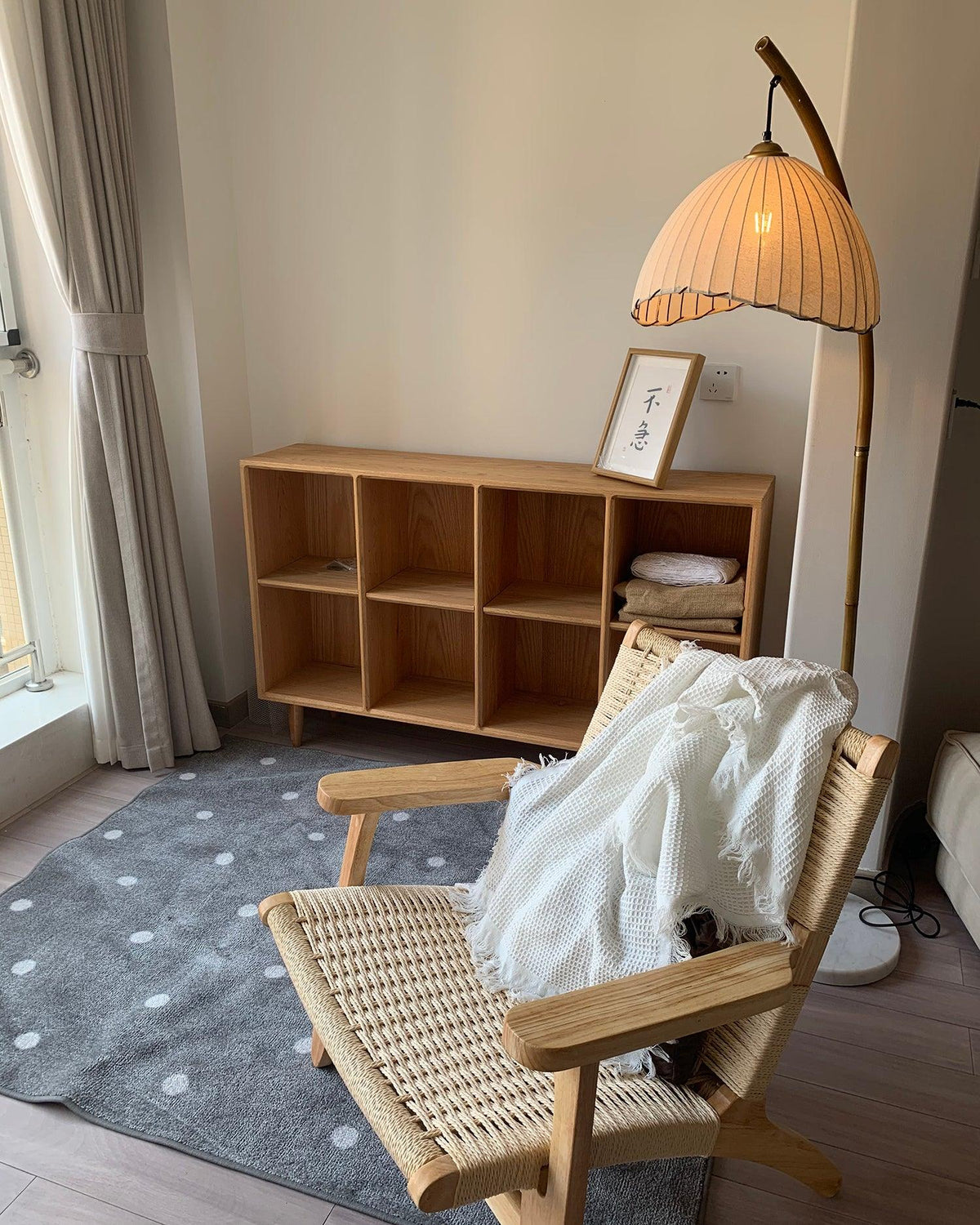 Liveno Minimalistische vloerlamp van marmer
