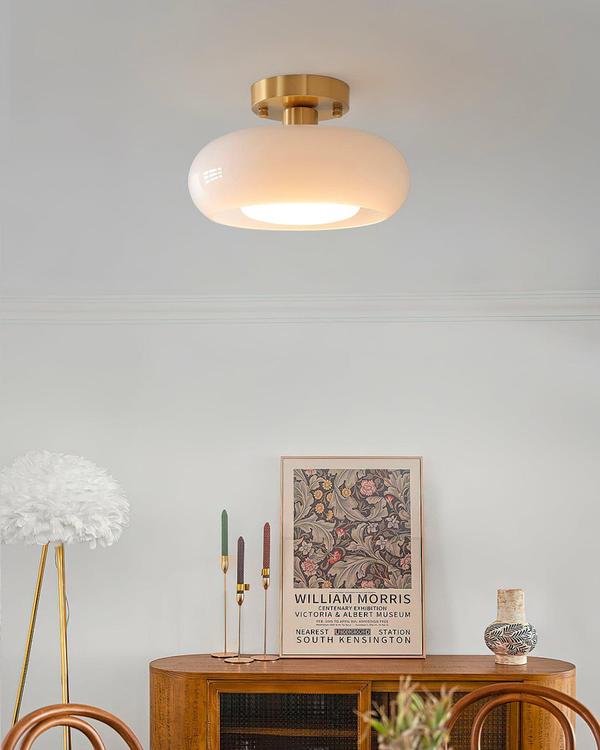 Liorelella glazen plafondlamp