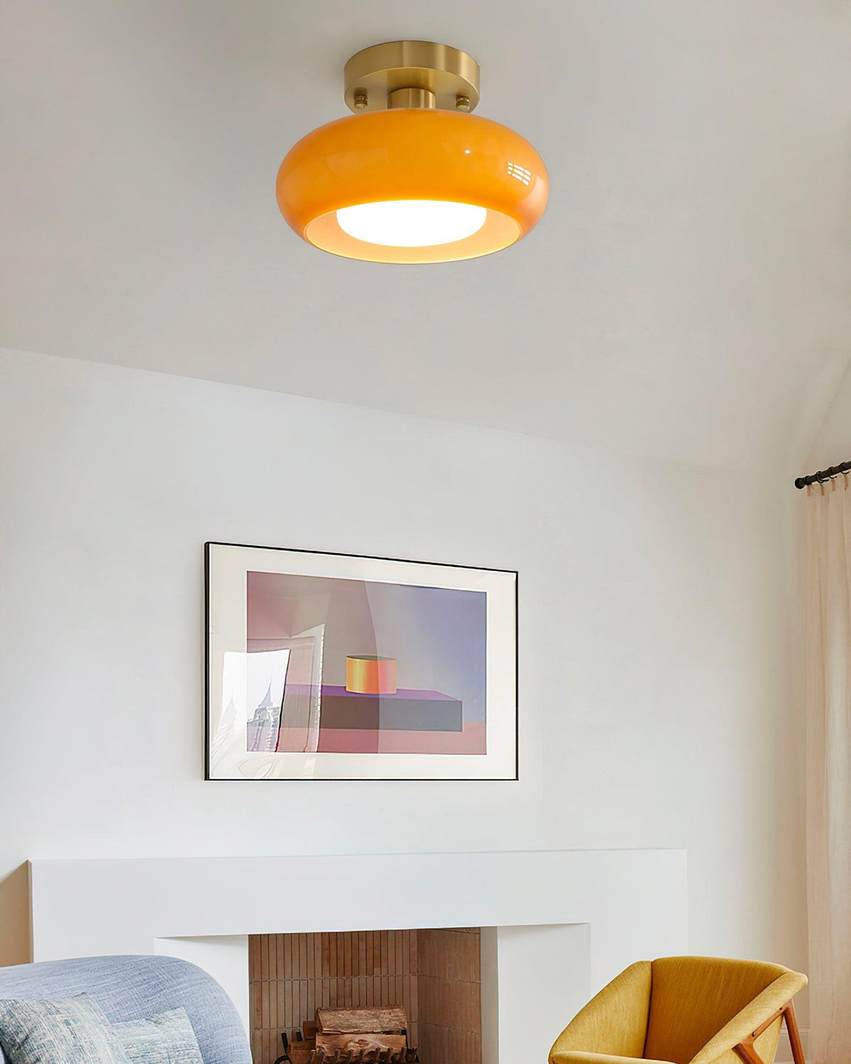 Liorelella glazen plafondlamp