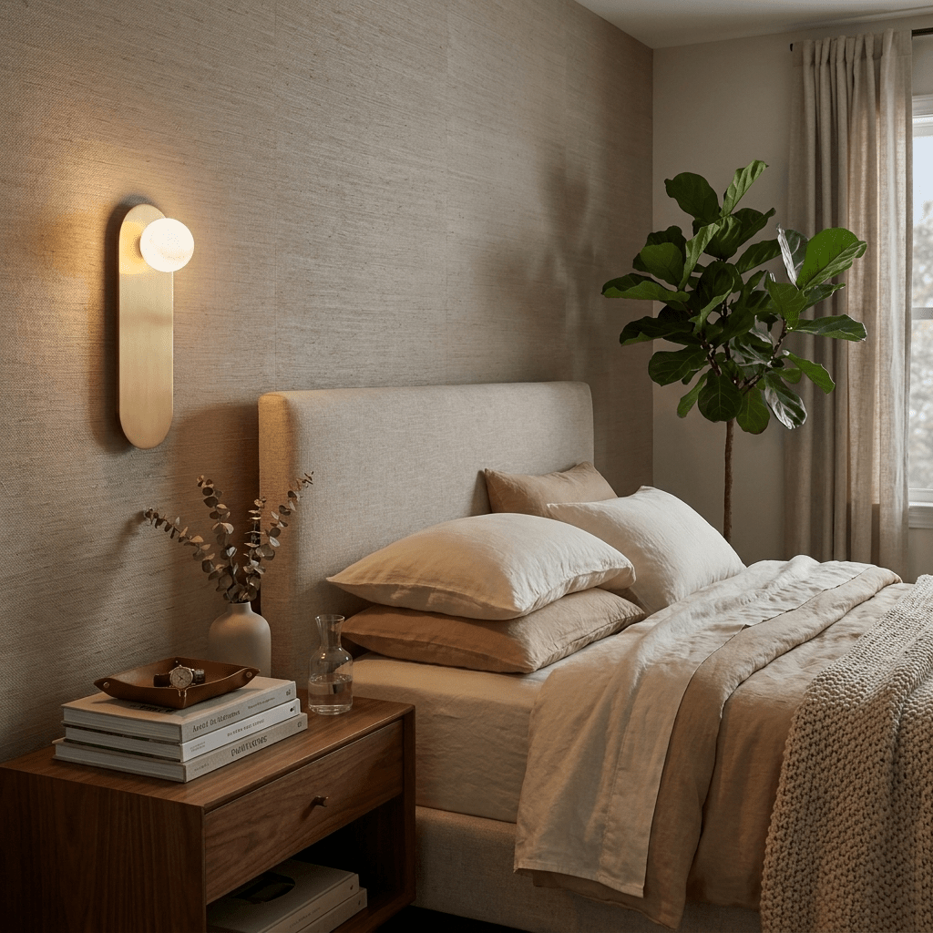 Albivise wandlamp in albast