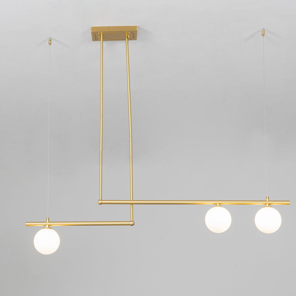 Estix hanglamp messing minimalistisch lineair