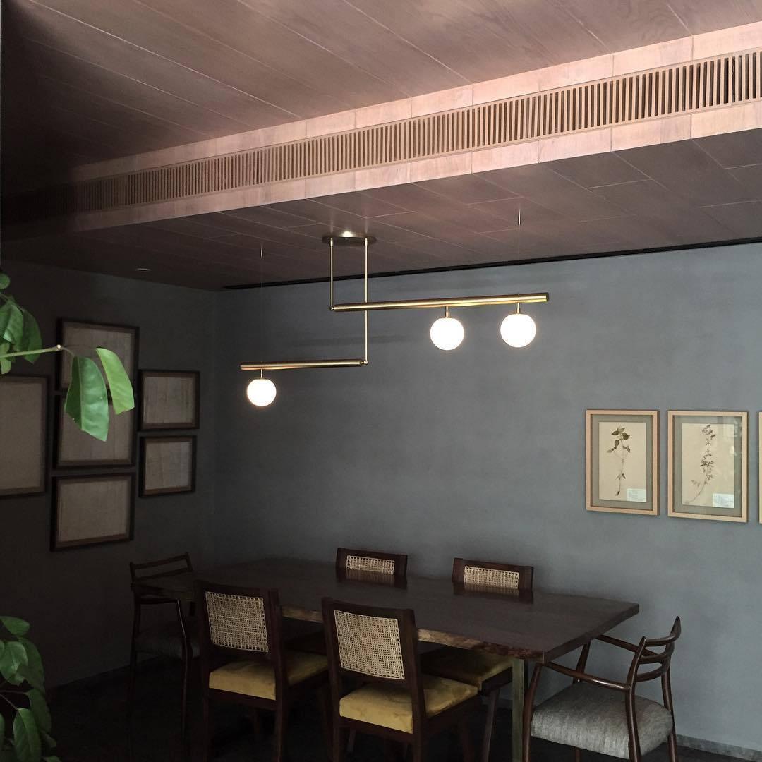 Estix hanglamp messing minimalistisch lineair