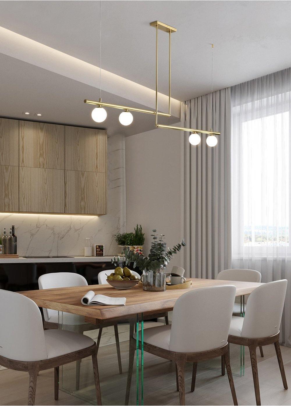 Estix hanglamp messing minimalistisch lineair