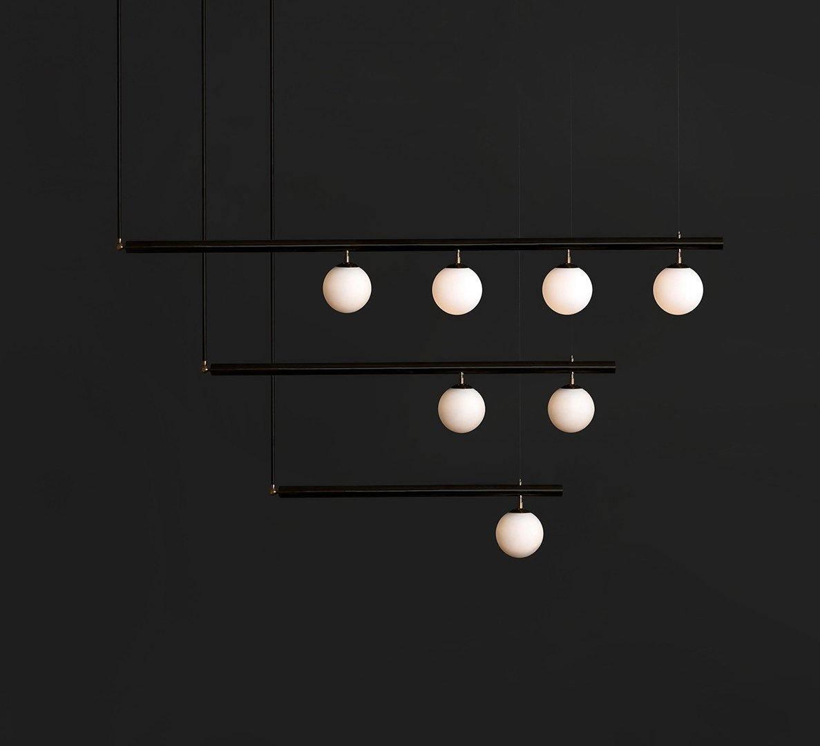 Estix hanglamp messing minimalistisch lineair