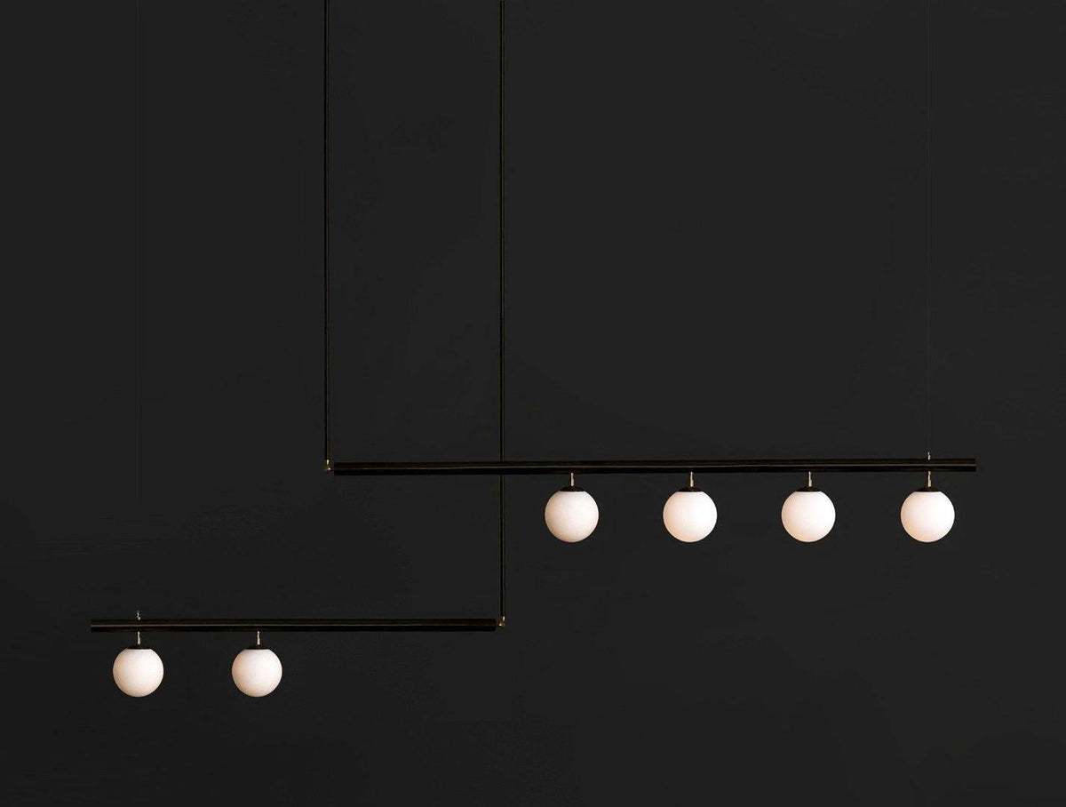 Estix hanglamp messing minimalistisch lineair