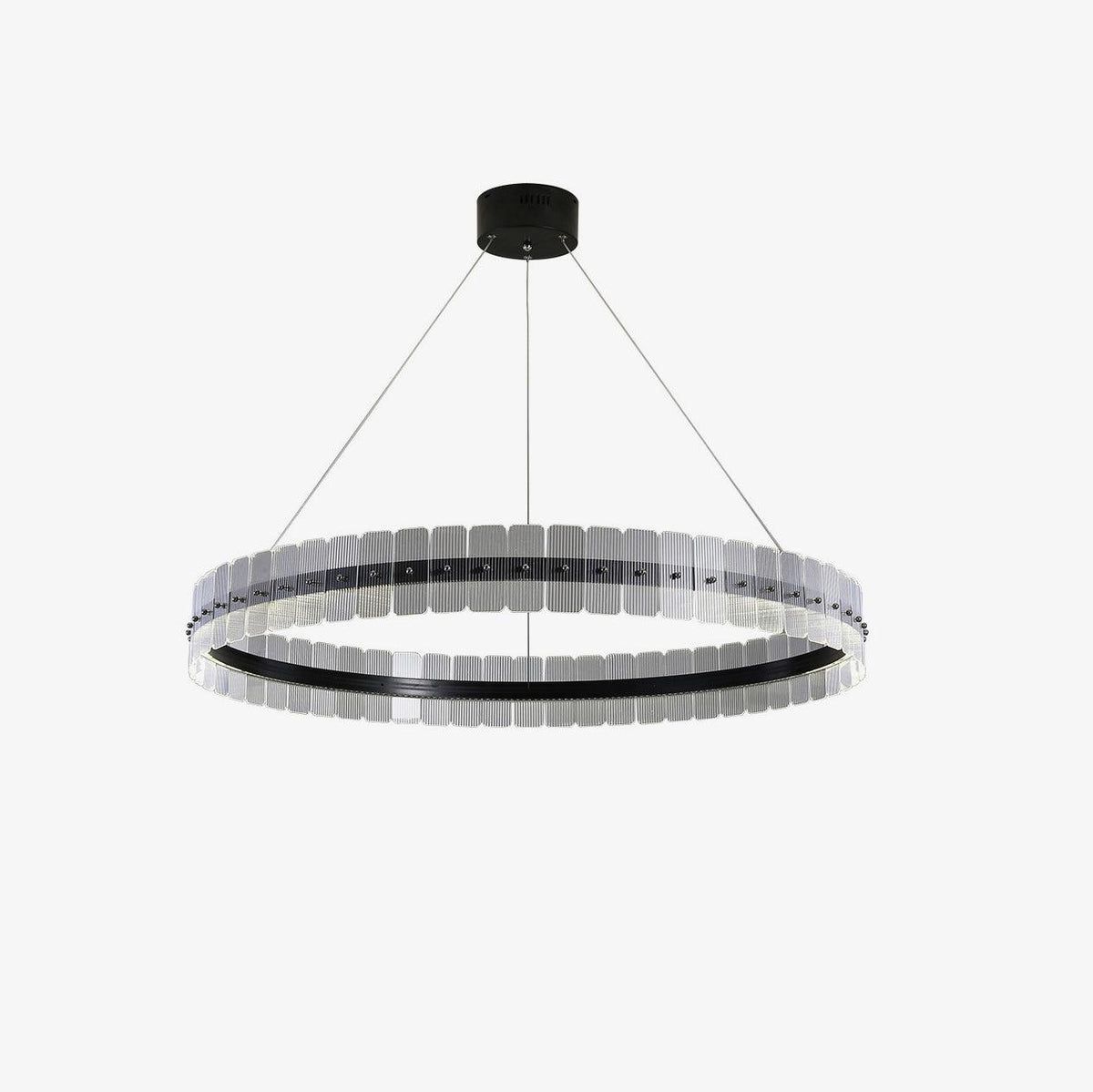 Kynell Kroonluchter Saturno met LED en acrylblokken