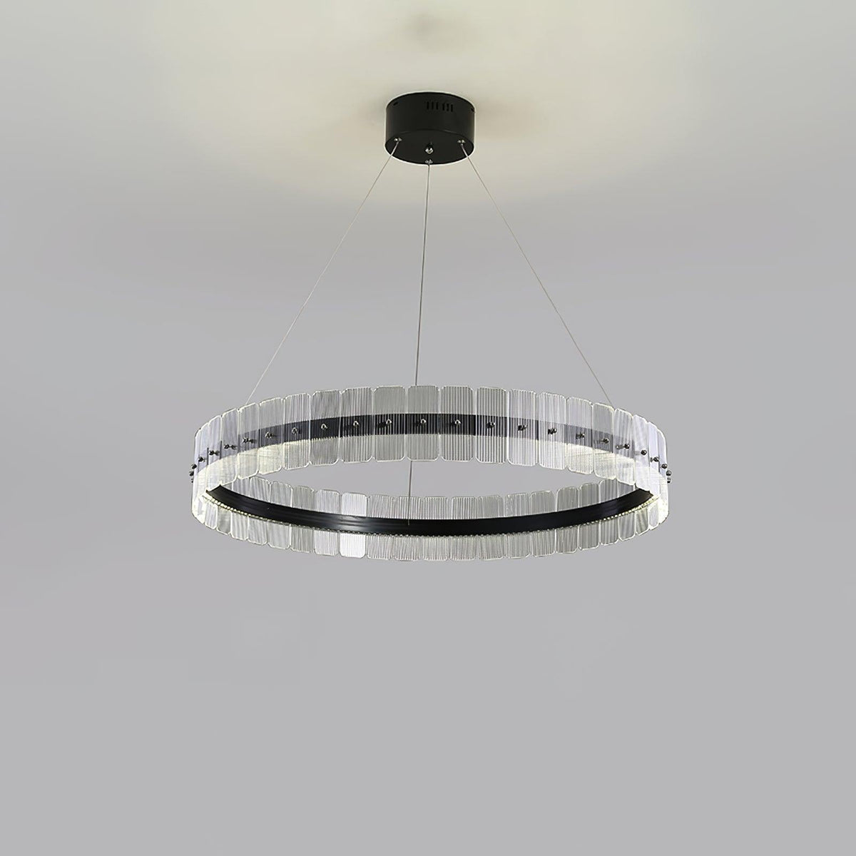 Kynell Kroonluchter Saturno met LED en acrylblokken