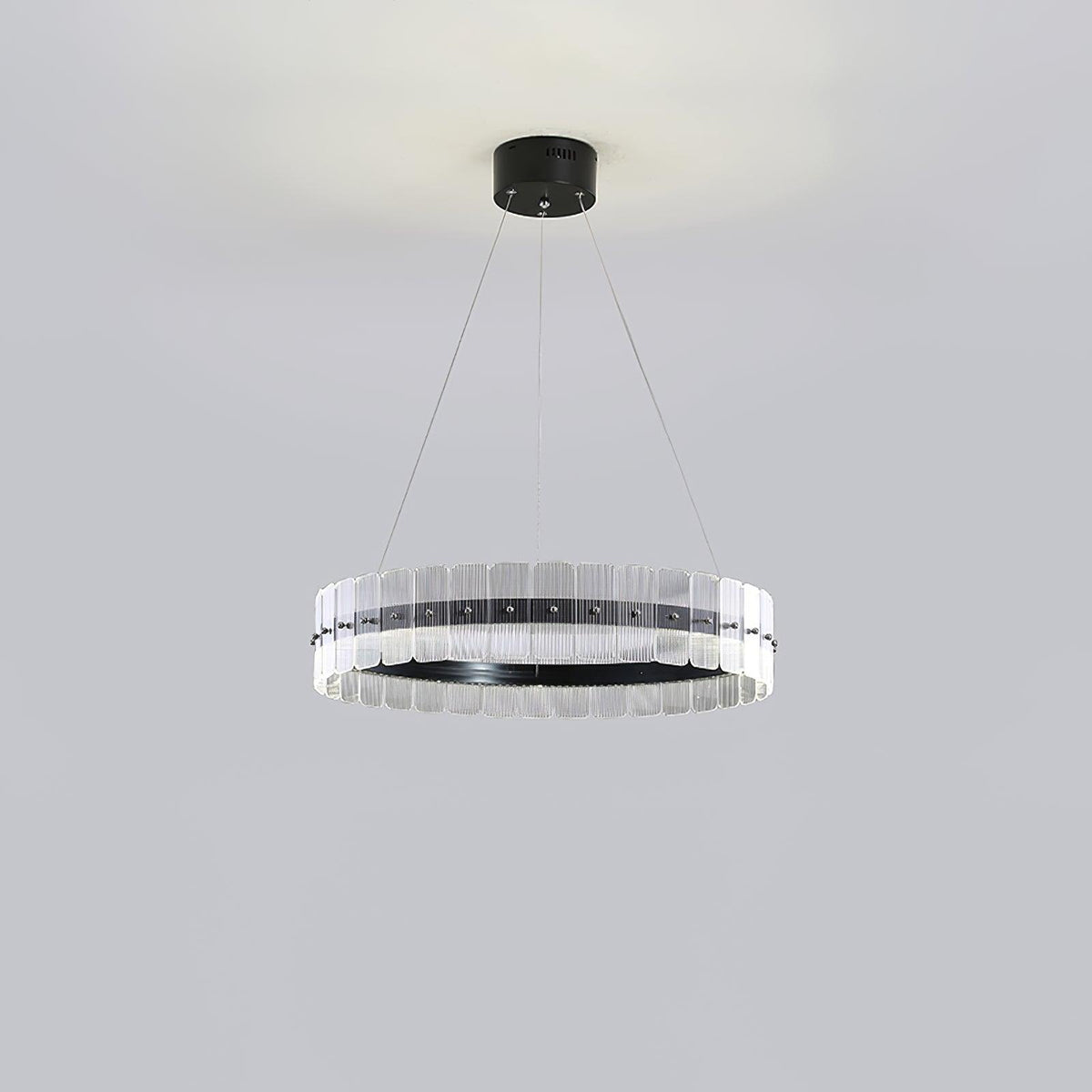 Kynell Kroonluchter Saturno met LED en acrylblokken
