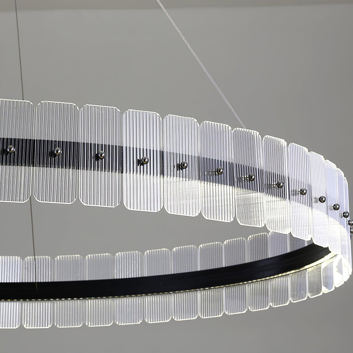 Kynell Kroonluchter Saturno met LED en acrylblokken