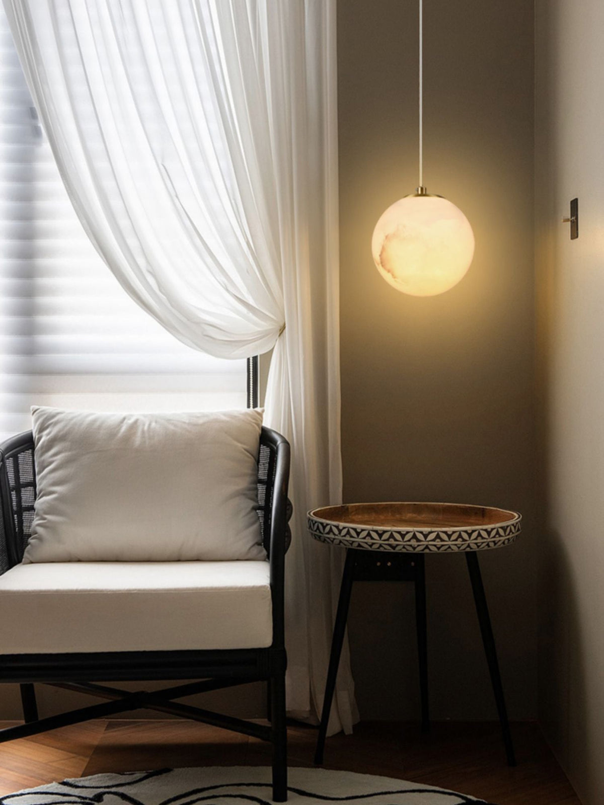 Nivenia albasten hanglamp