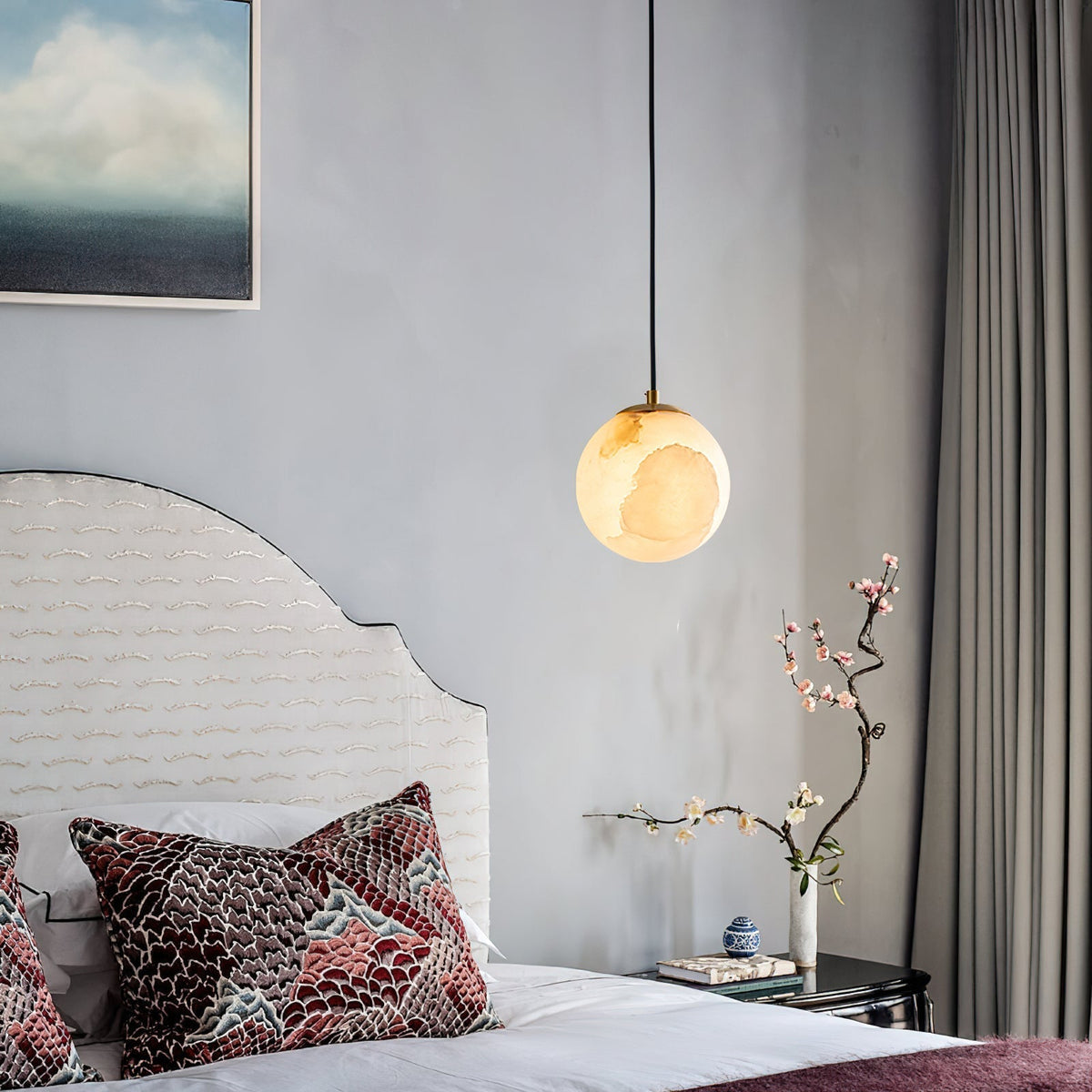 Nivenia albasten hanglamp