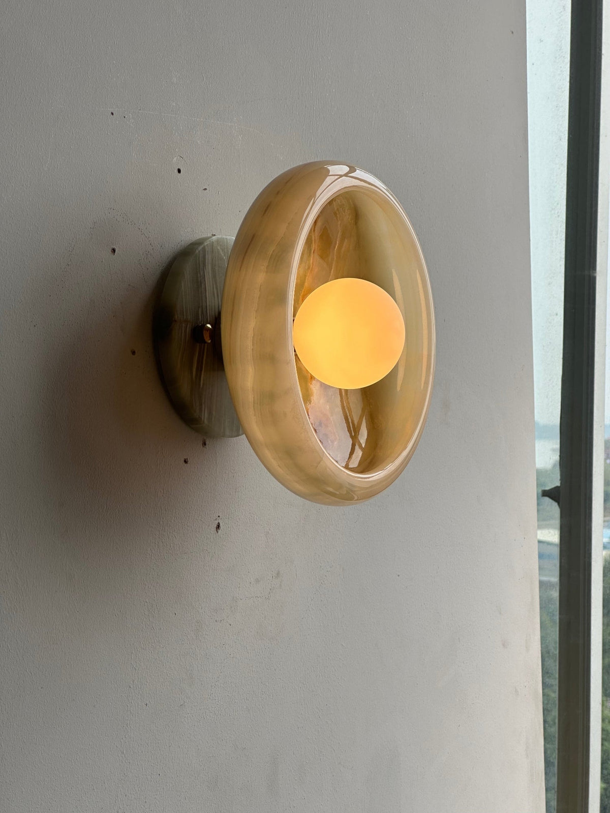 Agal wandlamp