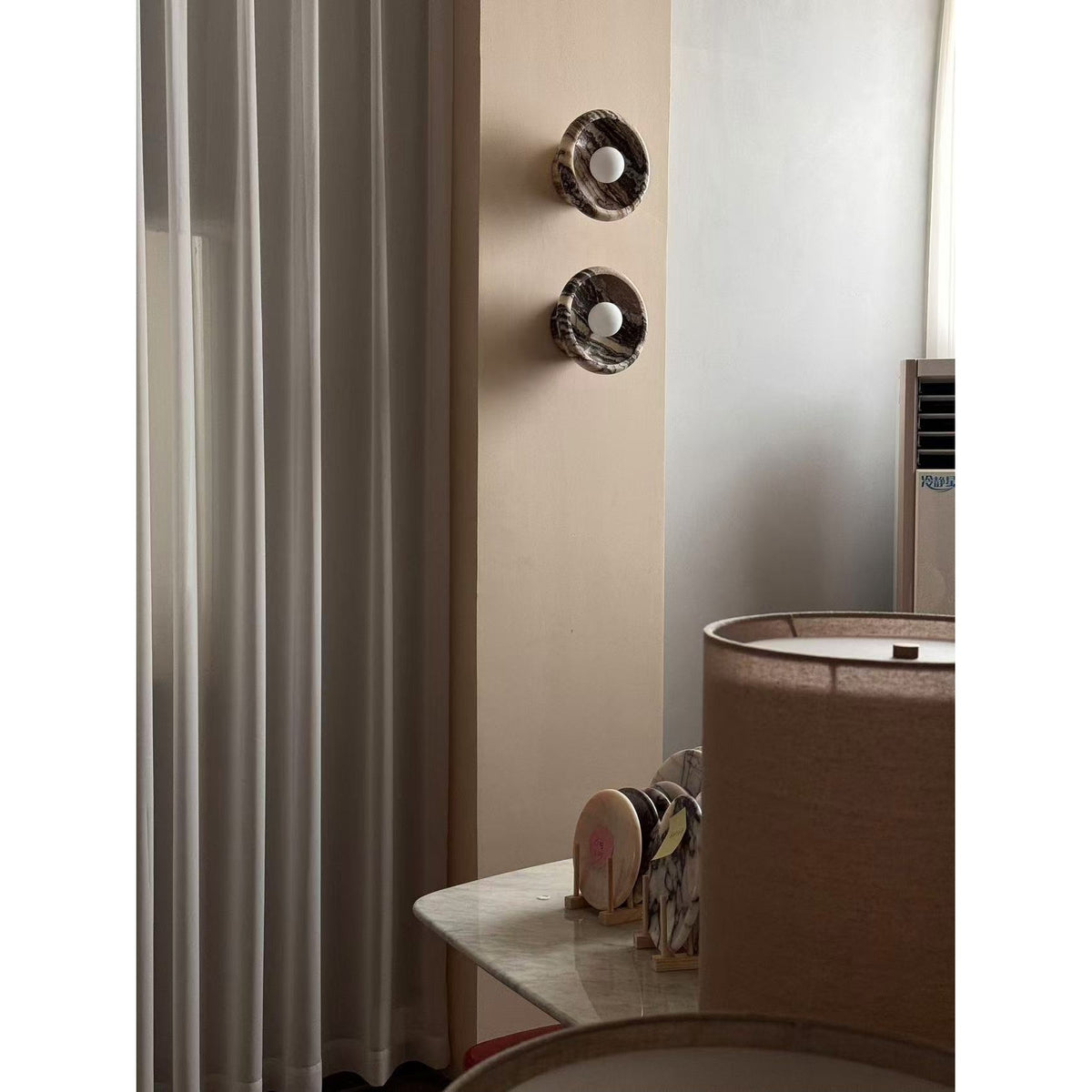 Agal wandlamp