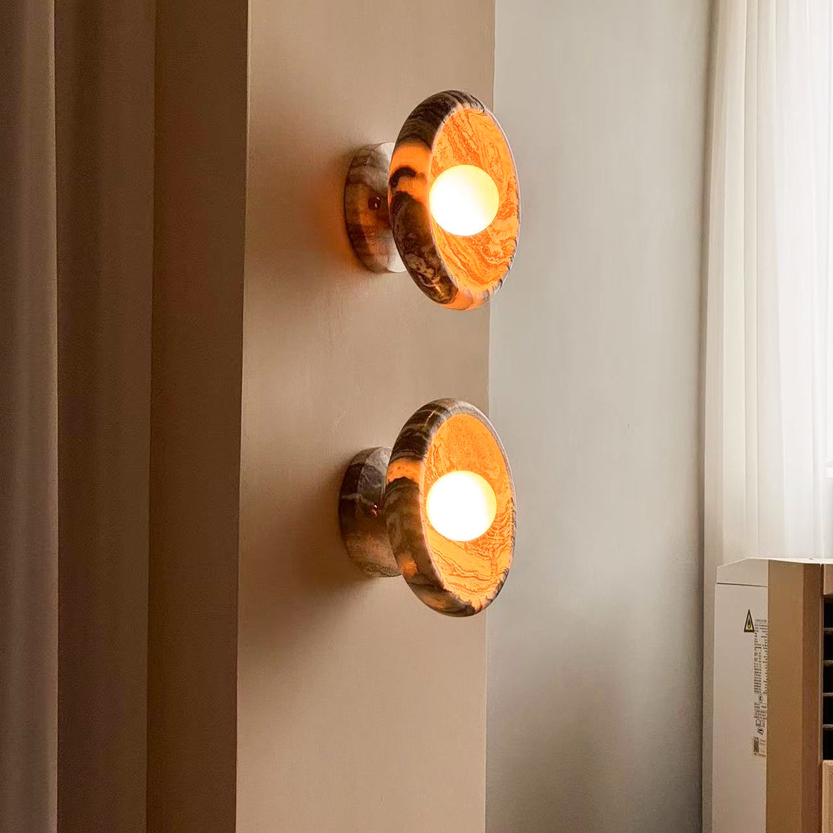 Agal wandlamp