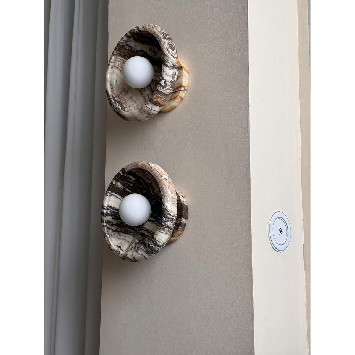Agal wandlamp