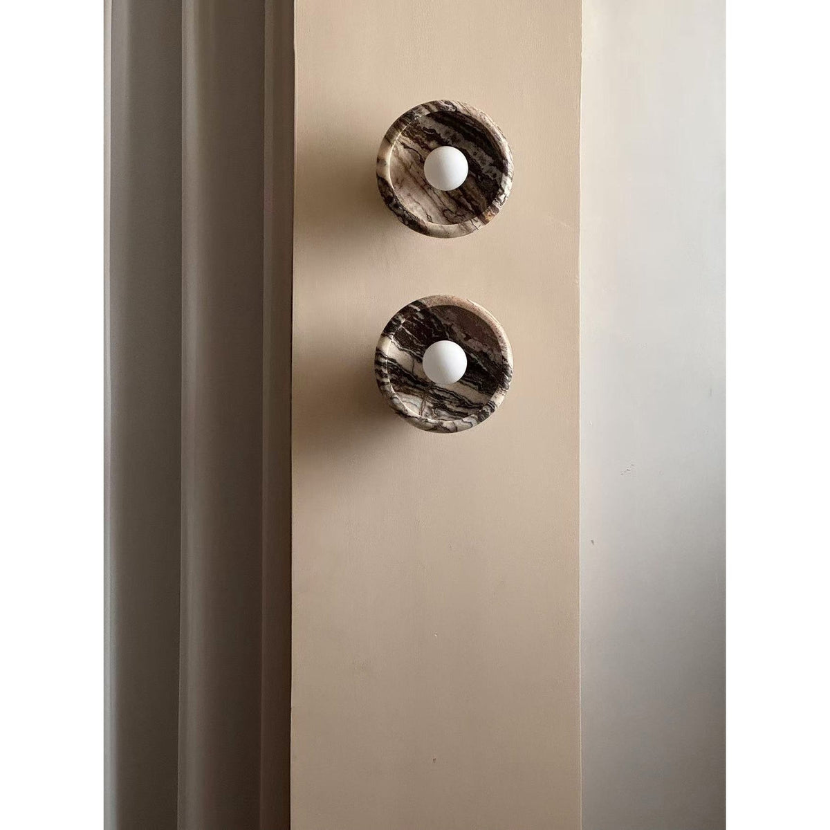 Agal wandlamp