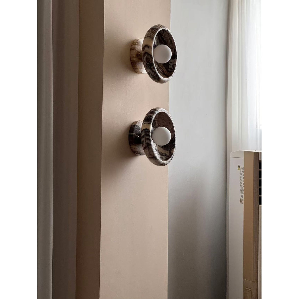 Agal wandlamp