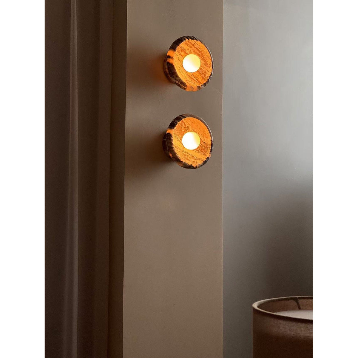 Agal wandlamp