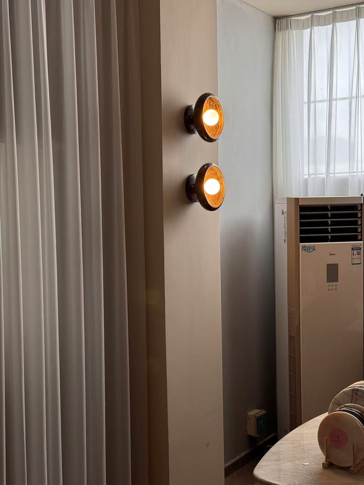 Agal wandlamp