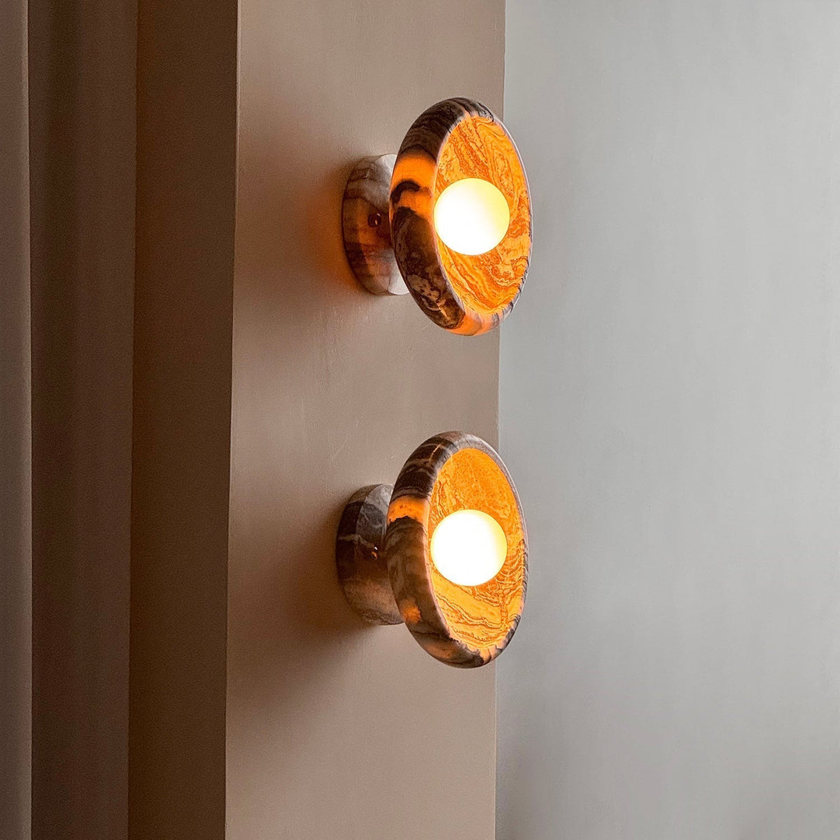 Onvix Natuurlijk Onyx wandlamp