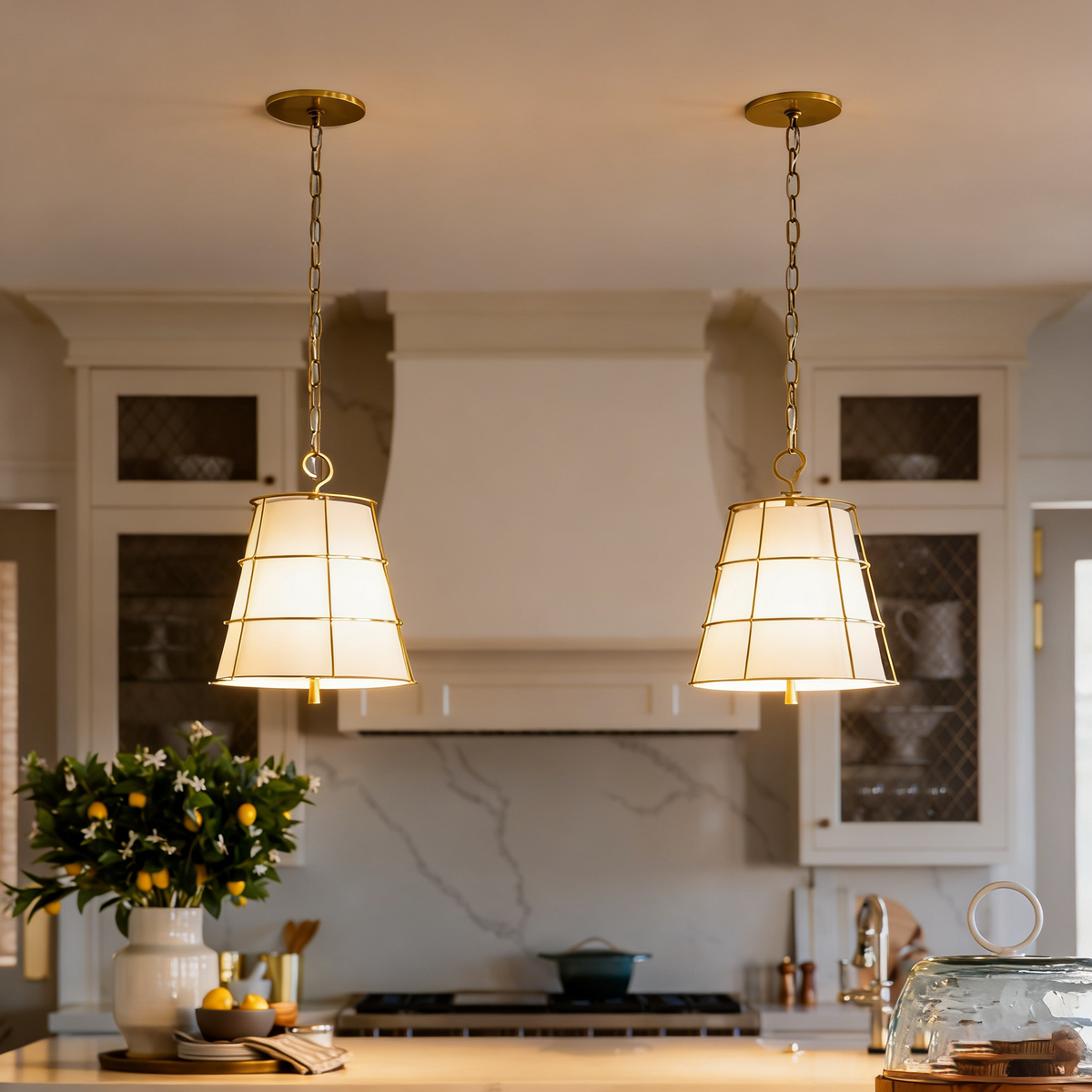 Savona moderne hanglamp van messing
