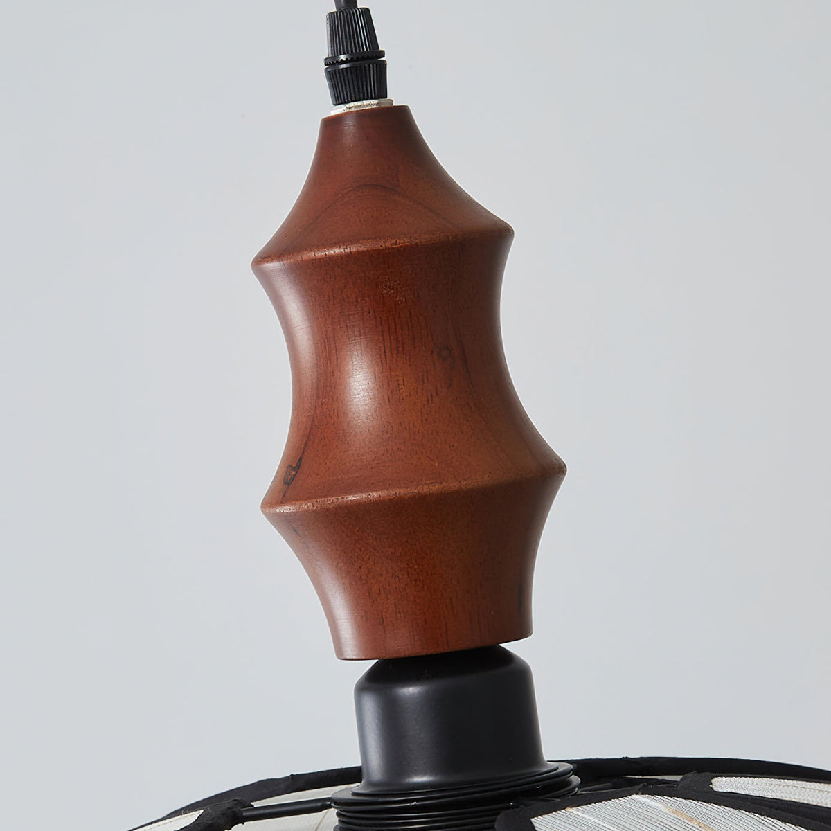Boho Scalloped stof plafondlamp