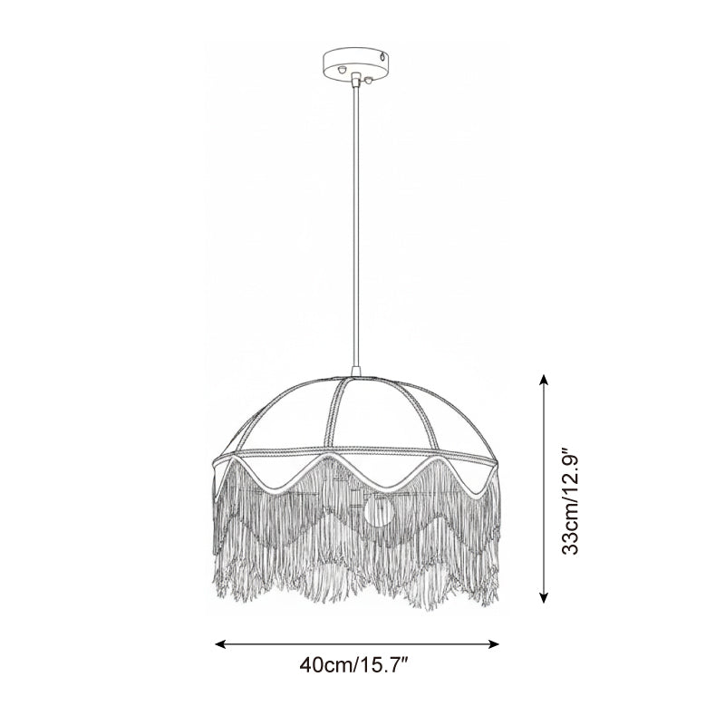 Carmella Fringe hanglamp