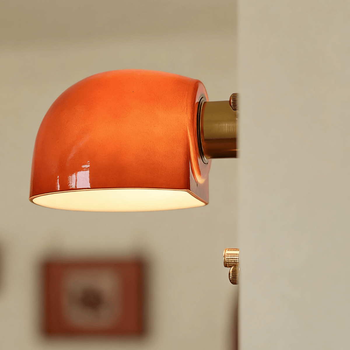 Rufus Scarlet koepelvormige wandlamp