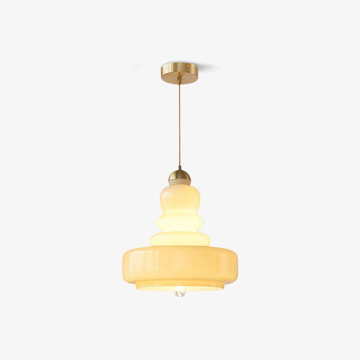 Eiraenne hanglamp Schoolhouse-glaslagen voor woonkamer