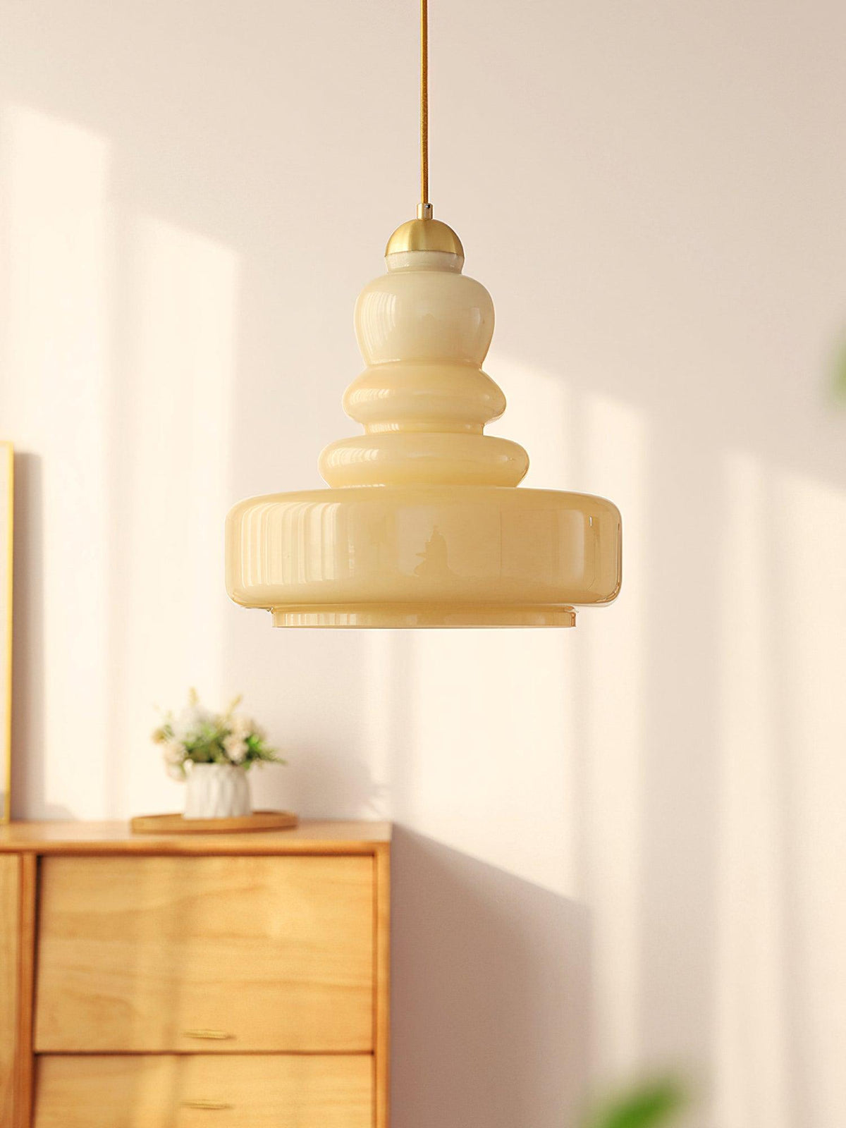 Eiraenne hanglamp Schoolhouse-glaslagen voor woonkamer