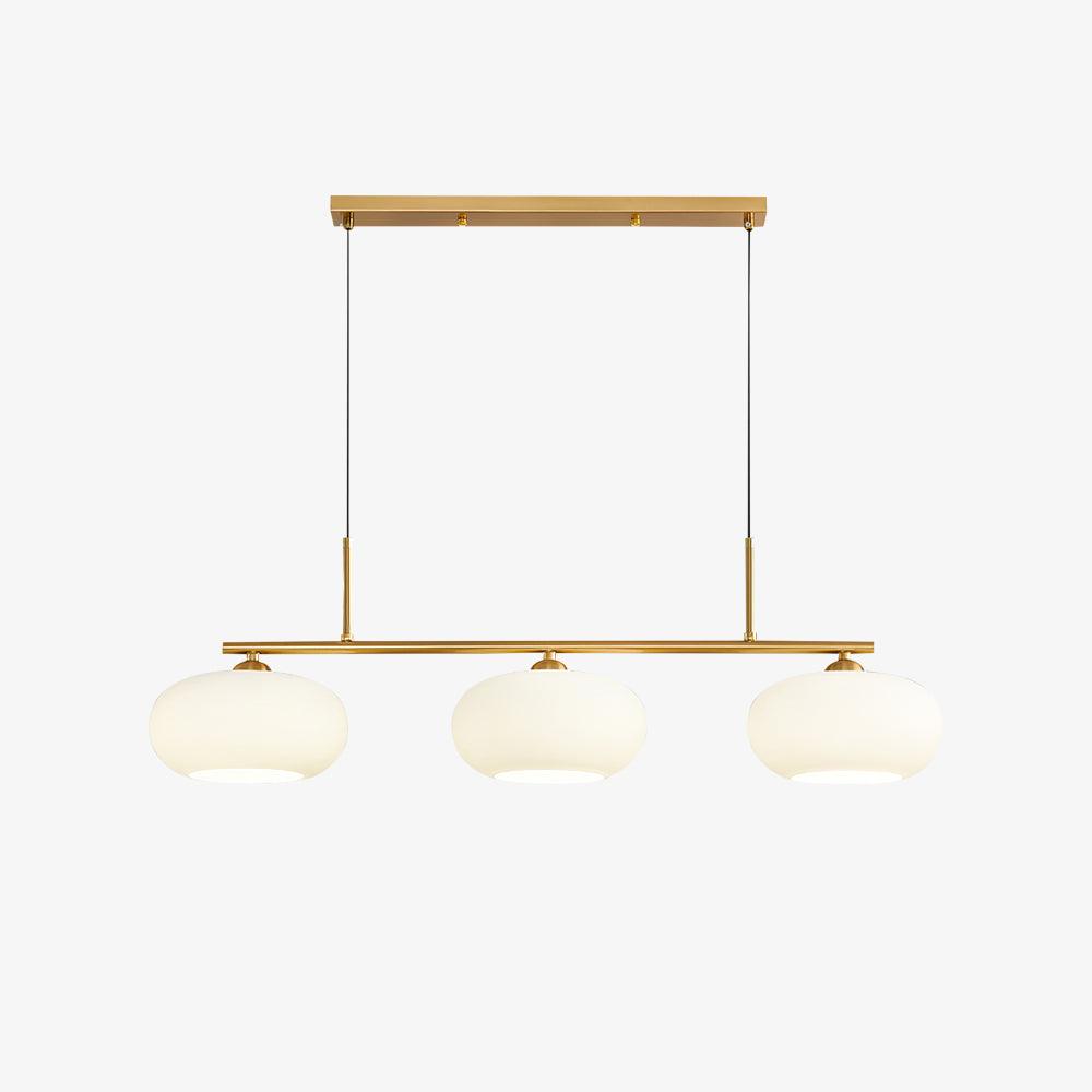 Lumeiella hanglamp 3-licht bolvormig lineair