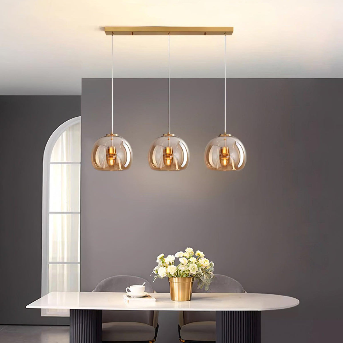 Avola glas hanglamp