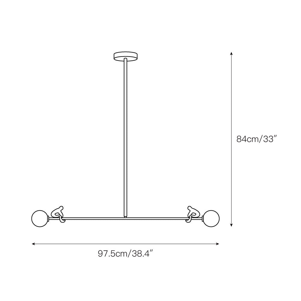 Lioroeria hanglamp van glas
