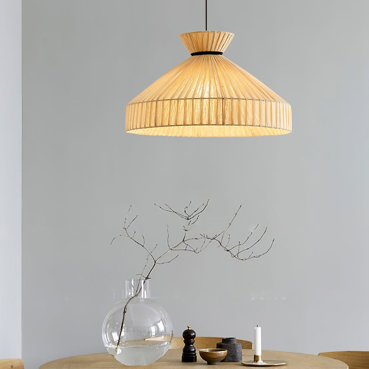 Cusoren elegantie Tide hanglamp van jute