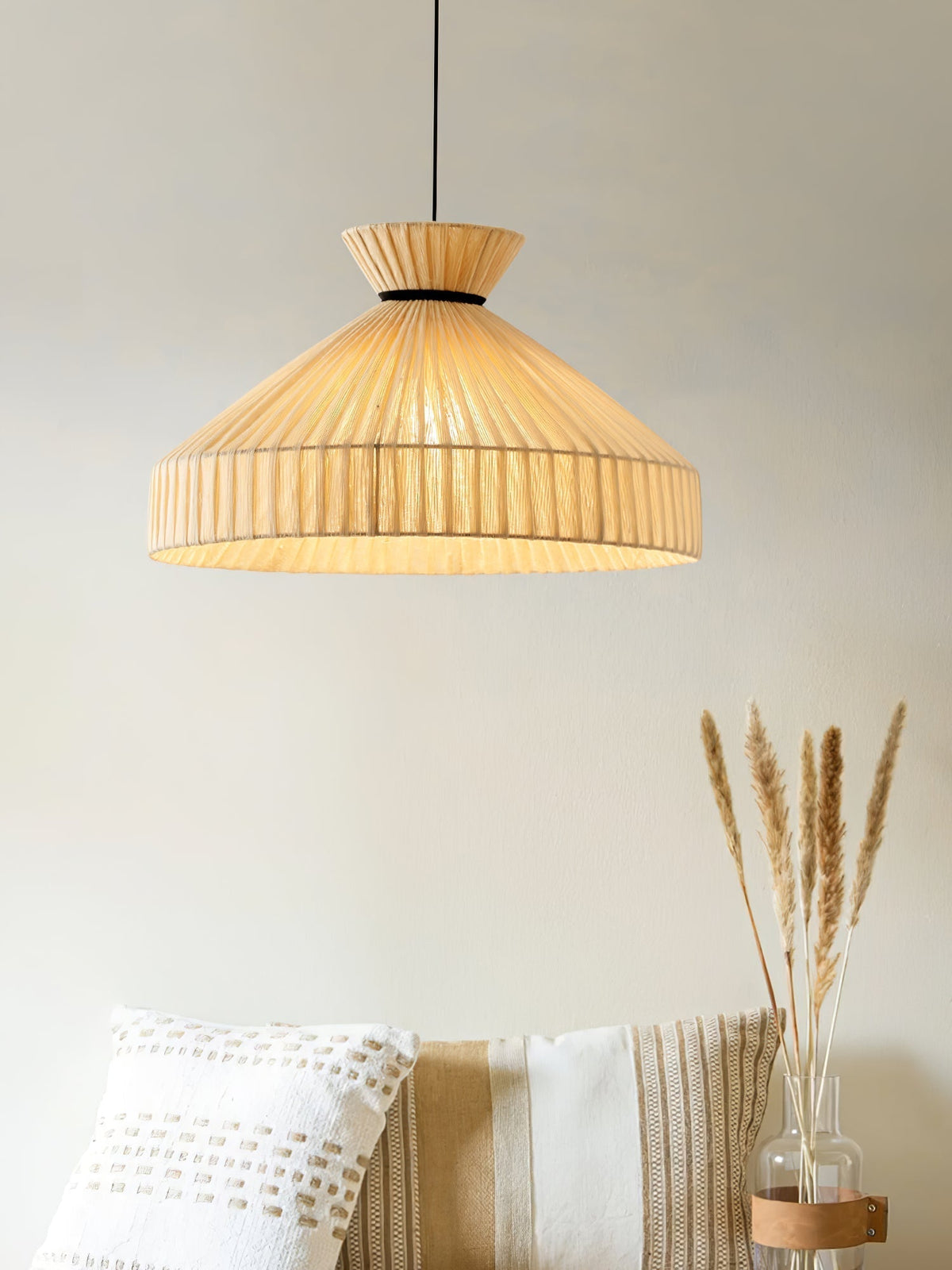 Cusoren elegantie Tide hanglamp van jute