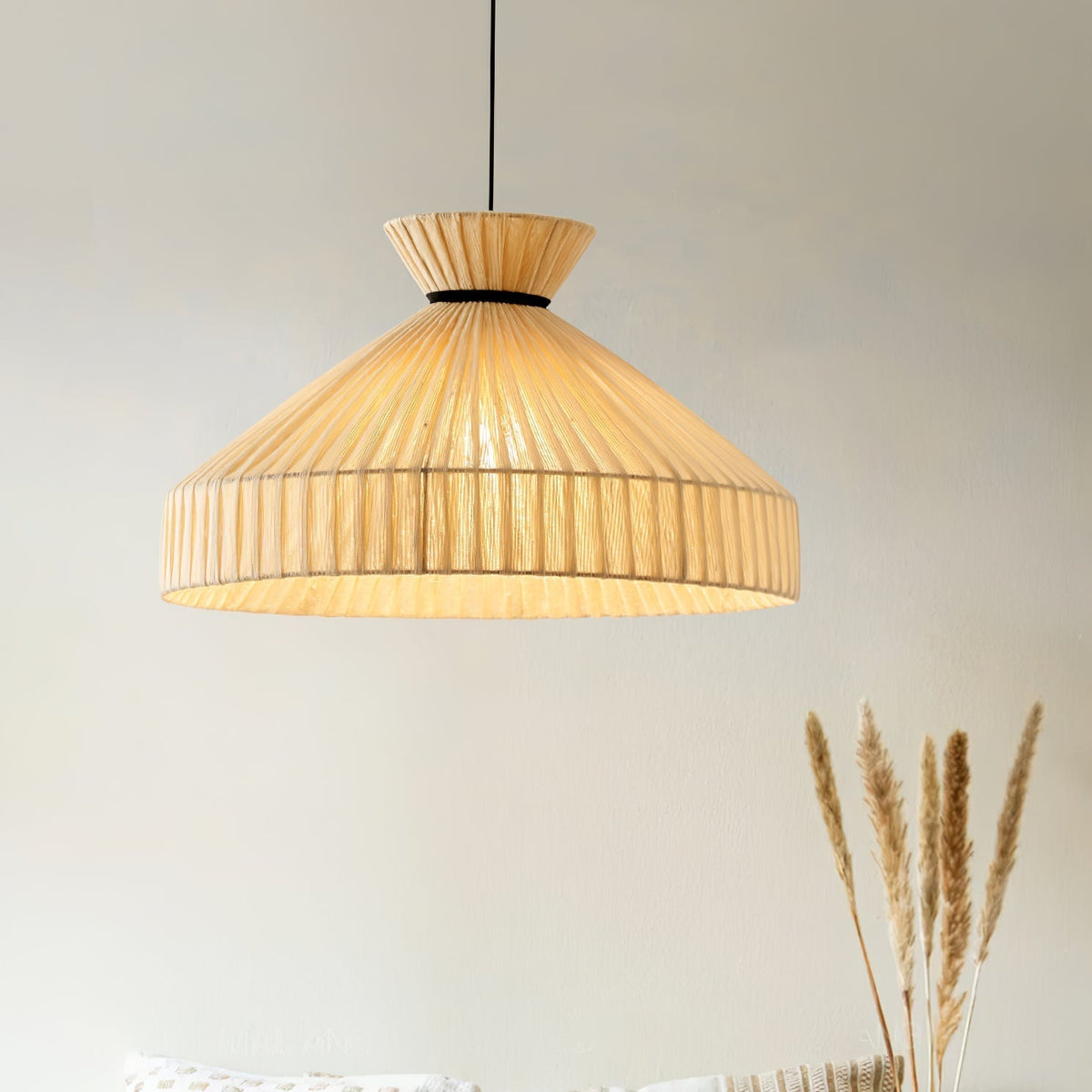 Cusoren elegantie Tide hanglamp van jute
