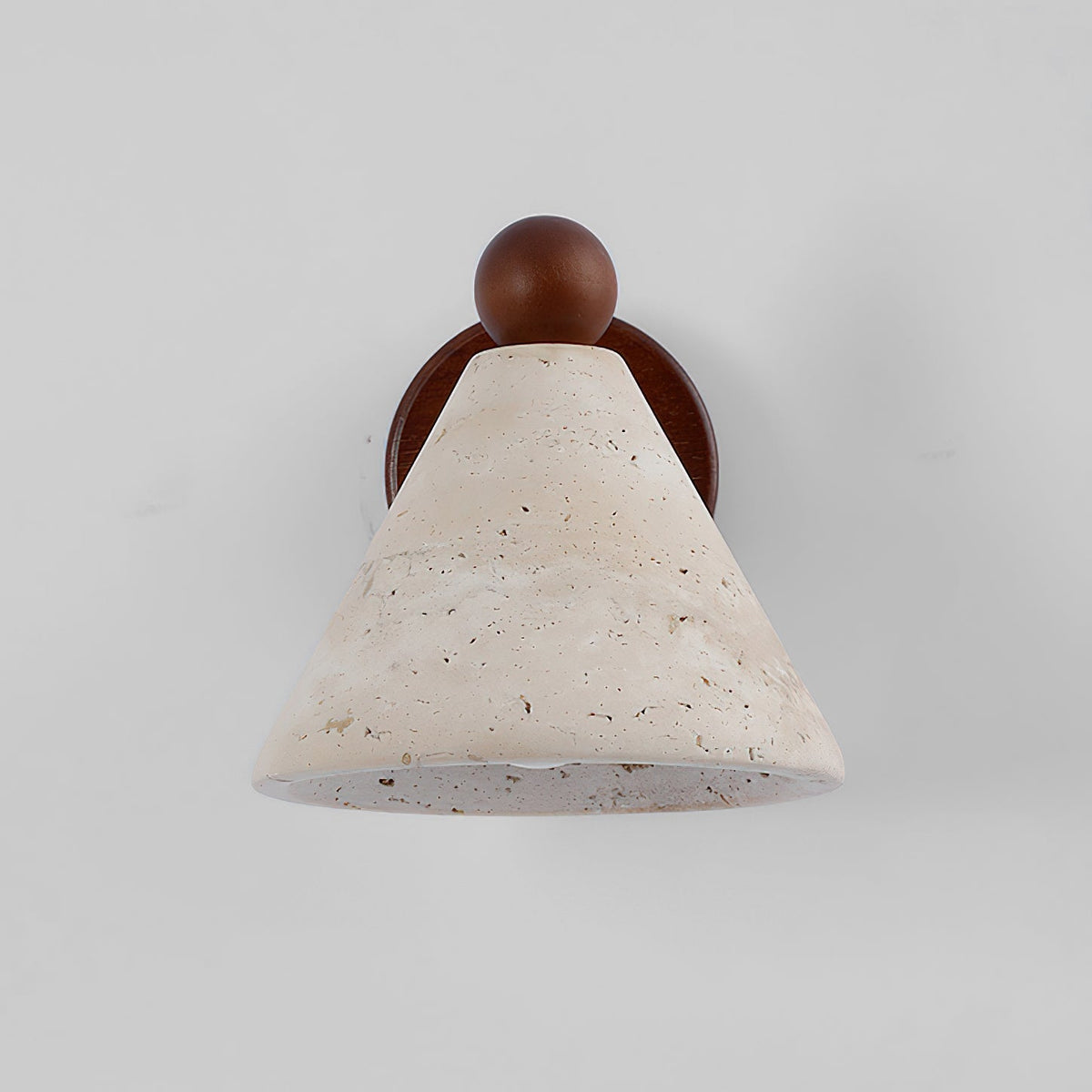 Basil travertin wandlamp