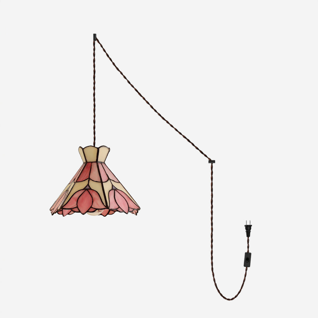 Cireielle Tiffany hanglamp met stekker (US-stekker)