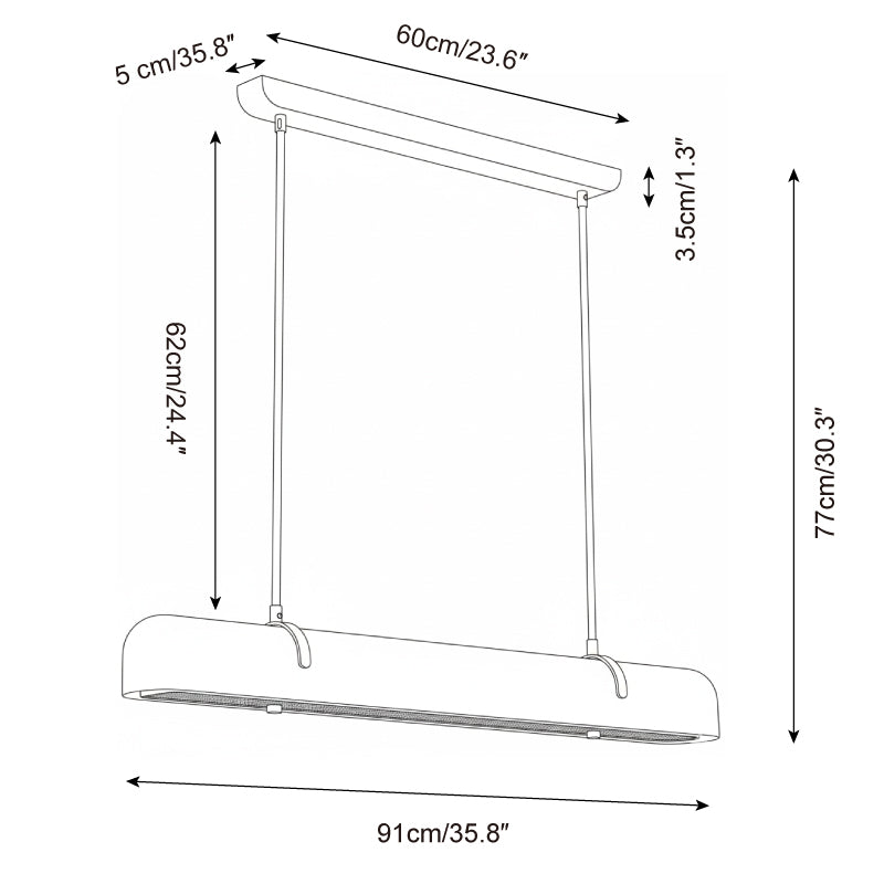 Teriiina Linear hanglamp